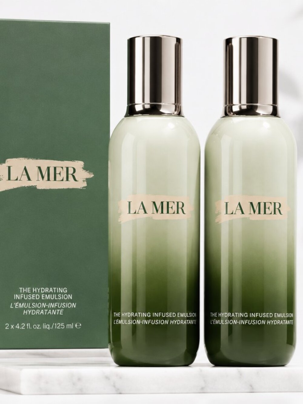 2 PACK La Mer The Hydrating Infusion Emulsion 125ml/4.2oz - NEW